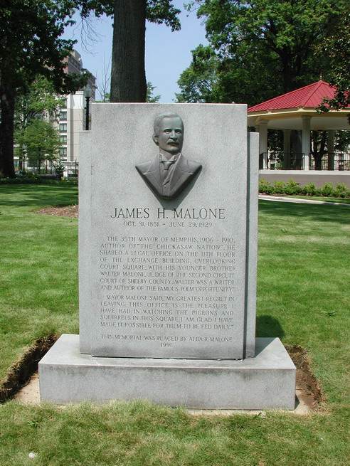 Malone Monuments Court Square Memphis